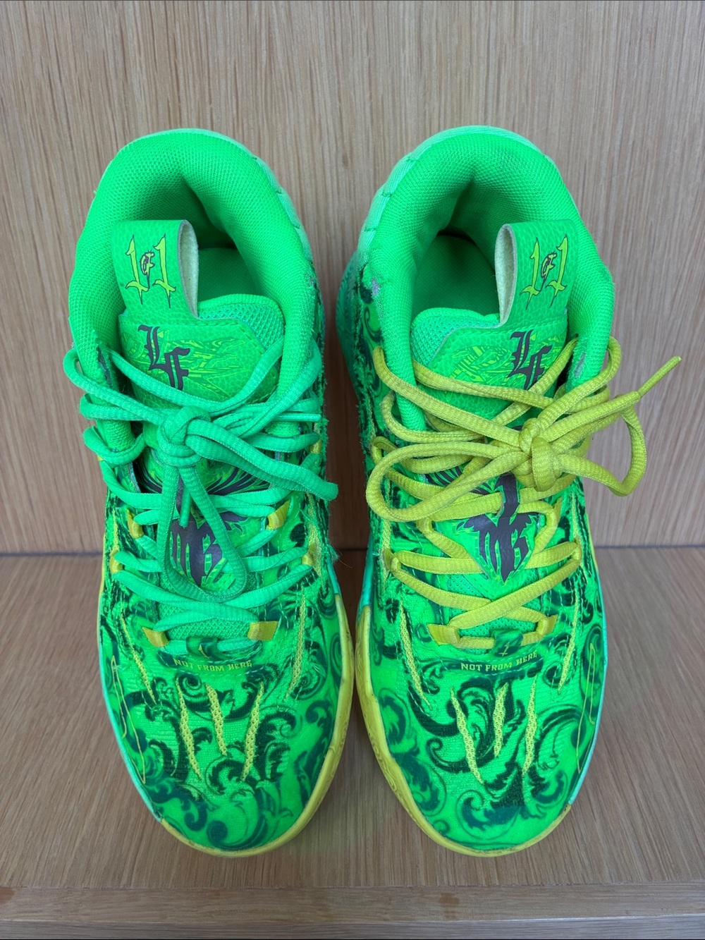 PUMA LaMelo Ball MB.03 La France JR - Green/Yellow - Size 5